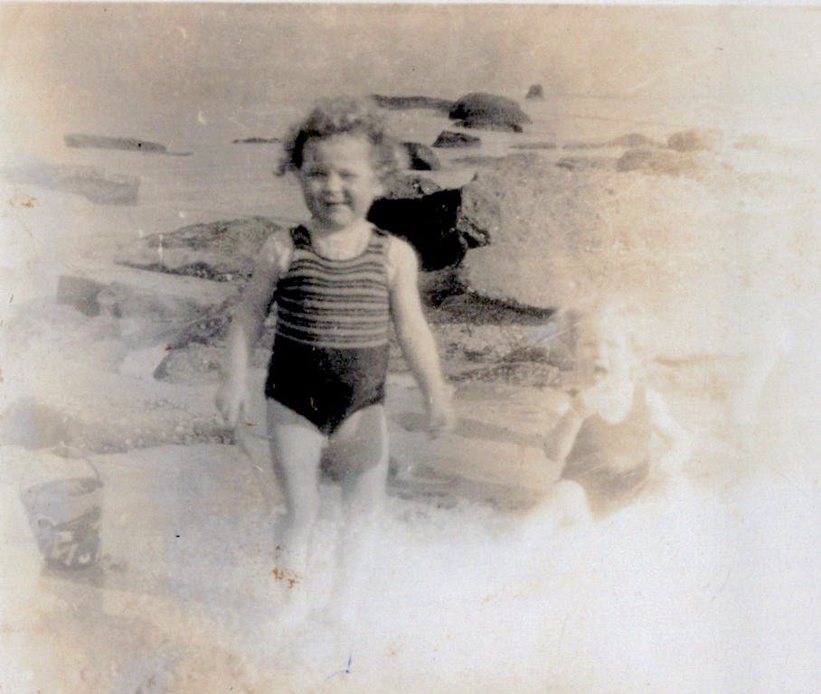 Fay at the beach