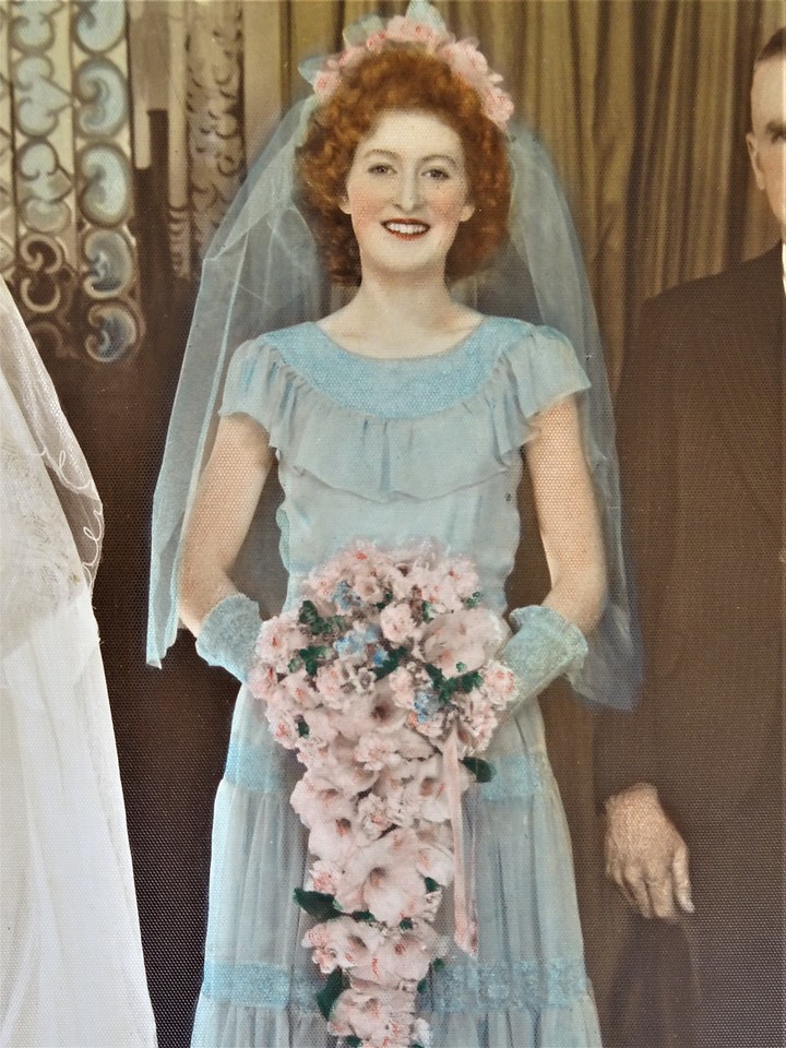 Fay as a bridesmaid